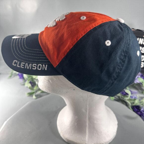 Fan Favorite Clemson Paw Cap Hat Tigers NCAA Baseball Strap Back Embroider - Picture 14 of 16